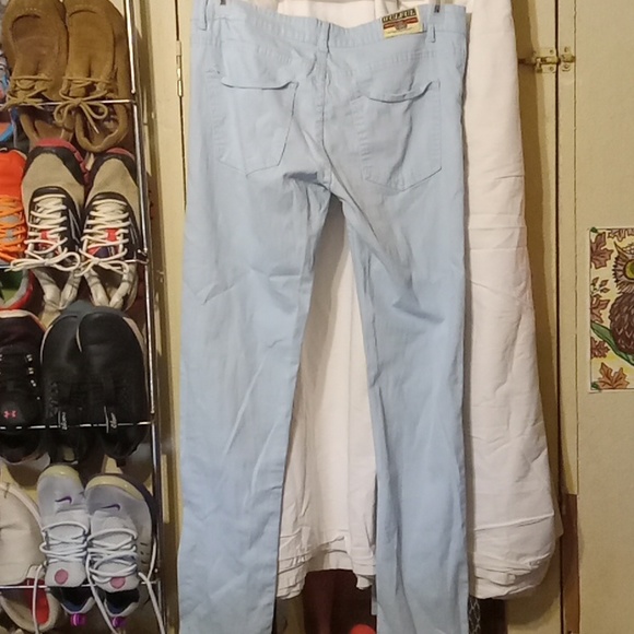 Men's light blue size 33 long jeans - Picture 2 of 4